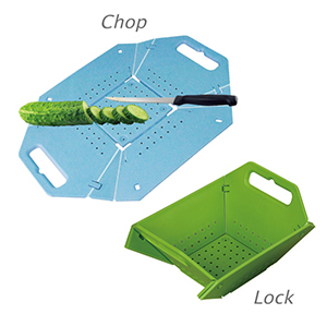 #03 Foldable chopping board with washing basket