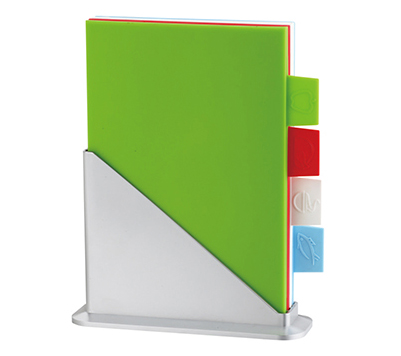 #KTE005 4pcs rectangle index chopping board set