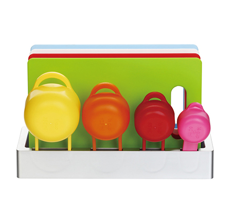 #KTH031 Index chopping boards with measuring cups