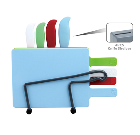 #KTM007 Index chopping boards with knives