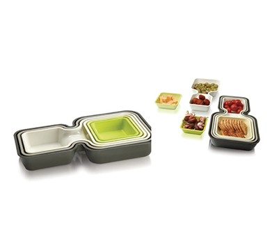 #KT010 6pcs stackable tray